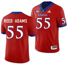 Ar'maj Reed-Adams #55 Kansas High School Jersey -Men Sizes Red