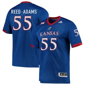 Ar'maj Reed-Adams #55 Kansas High School Jersey -Men Sizes Royal