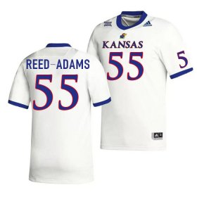 Ar'maj Reed-Adams #55 Kansas High School Jersey -Men Sizes White