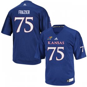 Antione Frazier #75 Kansas High School Jersey -Men Sizes Royal