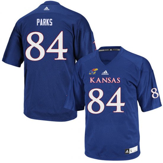 Jack Parks #84 Kansas High School Jersey -Men Sizes Royal