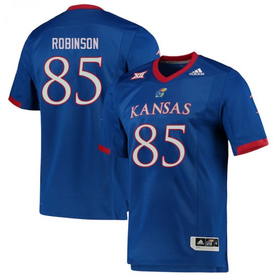 Kelan Robinson #85 Kansas High School Jersey -Men Sizes Royal