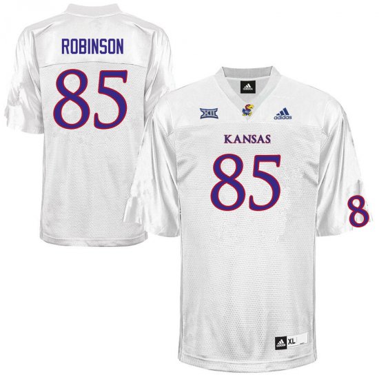 Kelan Robinson #85 Kansas High School Jersey -Men Sizes White