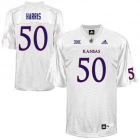 Marcus Harris #50 Kansas High School Jersey -Men Sizes White