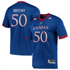 Mike Novitsky #50 Kansas High School Jersey -Men Sizes Royal