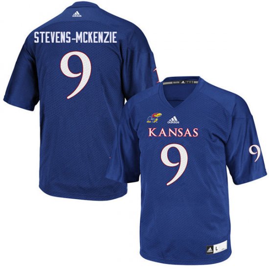 Najee Stevens-McKenzie #9 Kansas High School Jersey -Men Sizes Royal