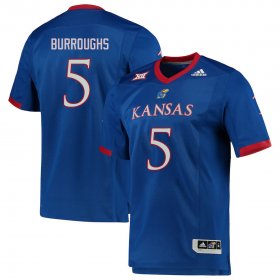 O.J. Burroughs #5 Kansas High School Jersey -Men Sizes Royal