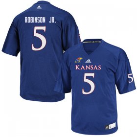 Stephon Robinson Jr. #5 Kansas High School Jersey -Men Sizes Royal