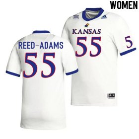 Ar'maj Reed-Adams #55 Kansas High School Jersey -Women Sizes White