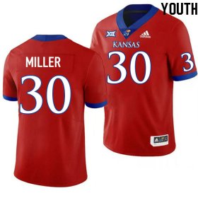 Rich Miller #30 Kansas High School Jersey -Youth Sizes Red