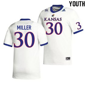 Rich Miller #30 Kansas High School Jersey -Youth Sizes White