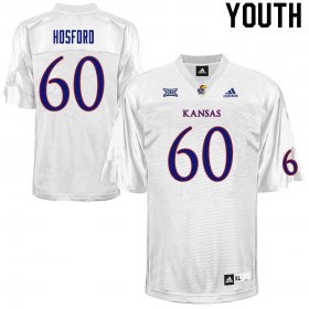 Luke Hosford #60 Kansas High School Jersey -Youth Sizes White