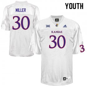 Rich Miller #30 Kansas High School Jersey -Youth Sizes White